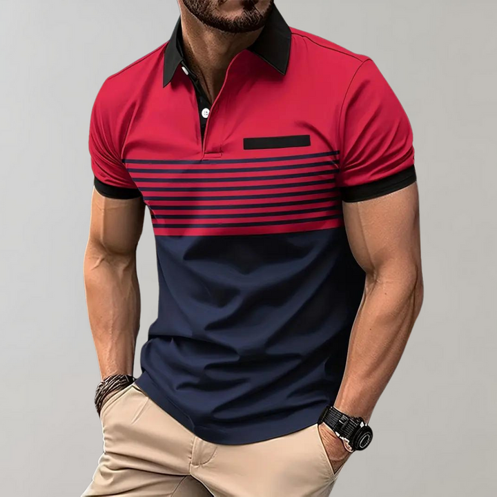 Stylisches gestreiftes Polo für den Sommer – leicht, bequem und perfekt für warme Tage
