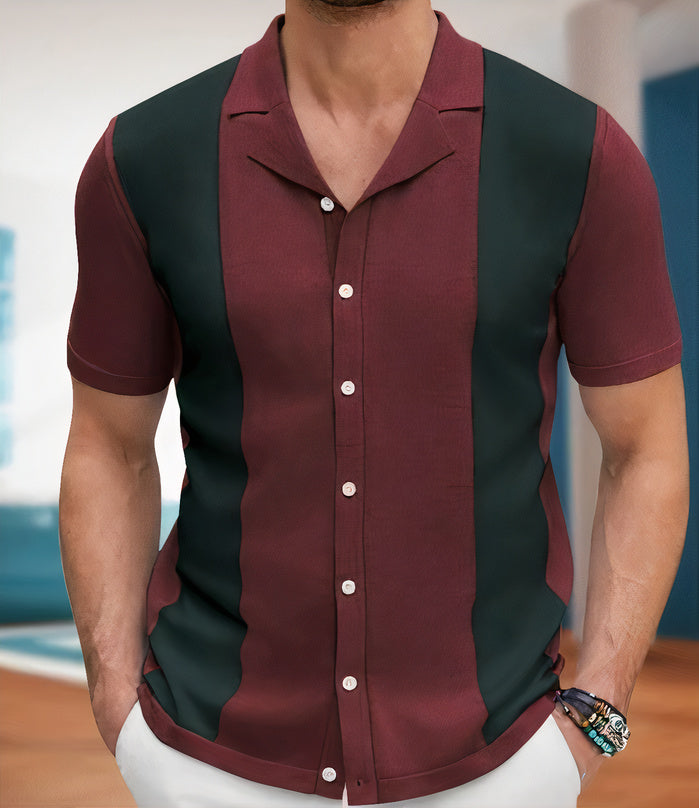  Luftiges und stilvolles Strickhemd für Männer – ideal für den Sommer