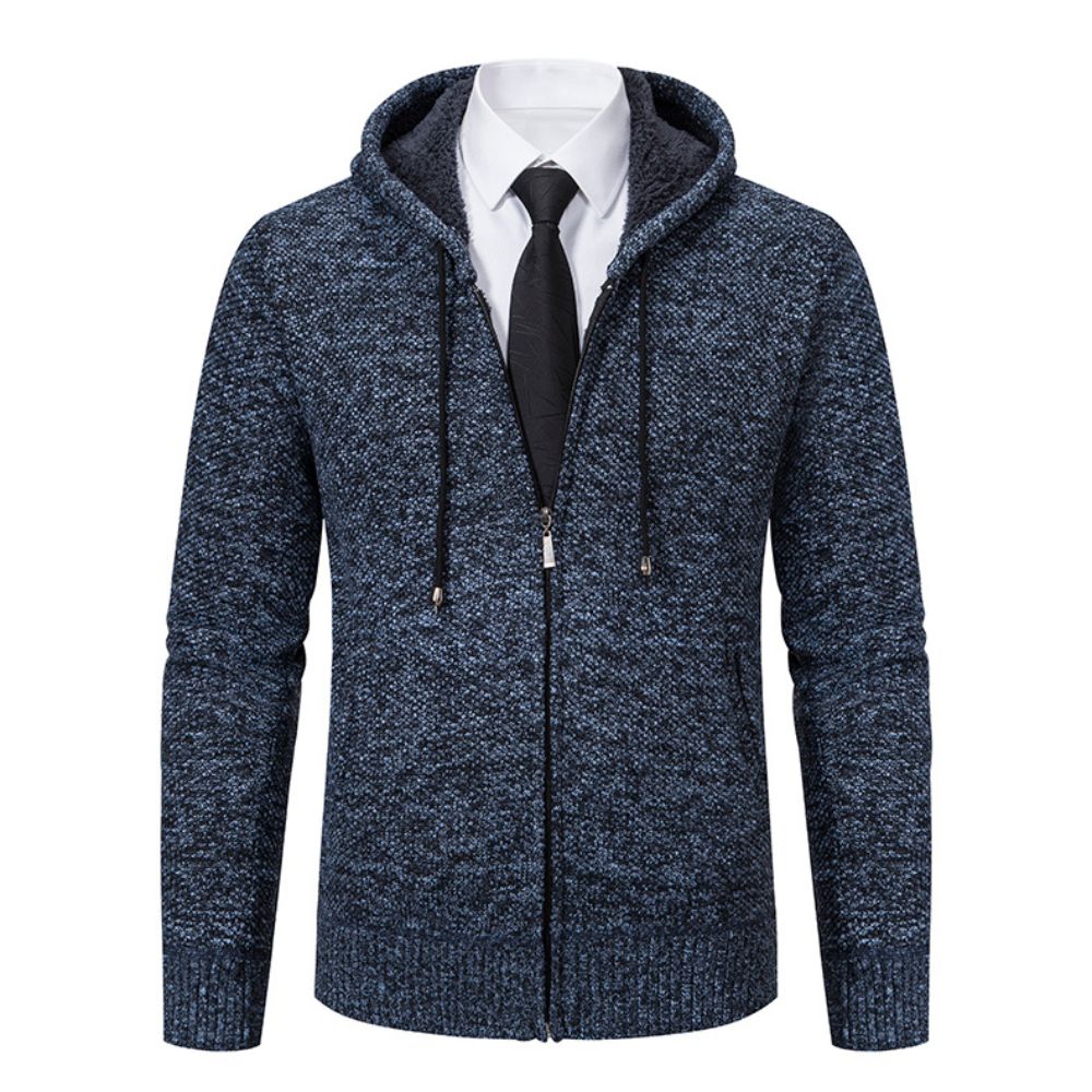 Herren-Thermopullover aus Fleece, warm und bequem, ideal für kalte Wintertage