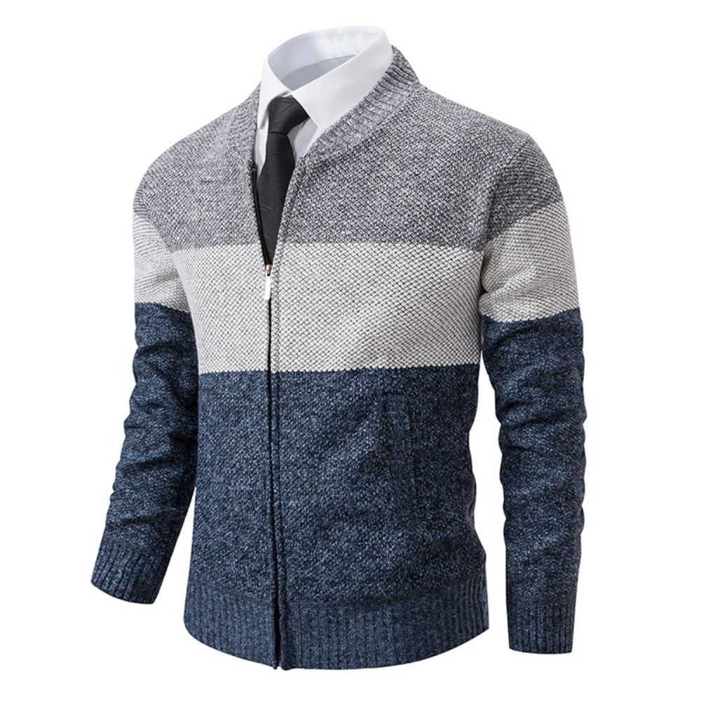 Herren-Thermopullover aus Fleece, warm und bequem, ideal für kalte Wintertage