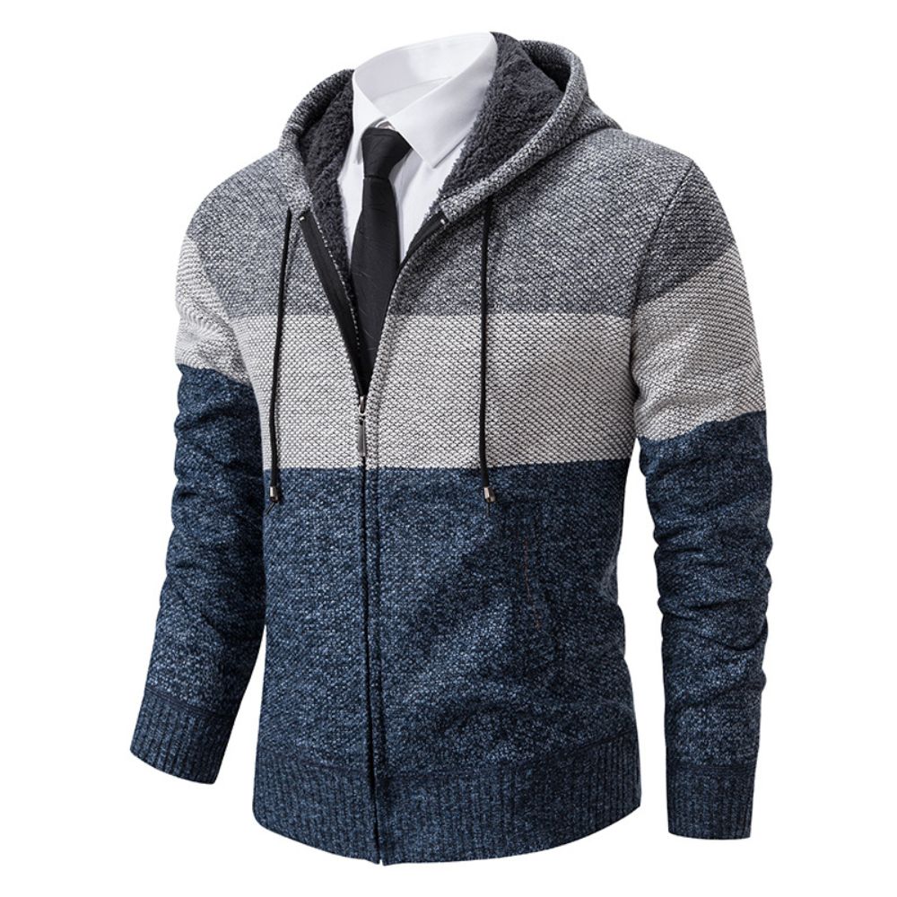 Herren-Thermopullover aus Fleece, warm und bequem, ideal für kalte Wintertage