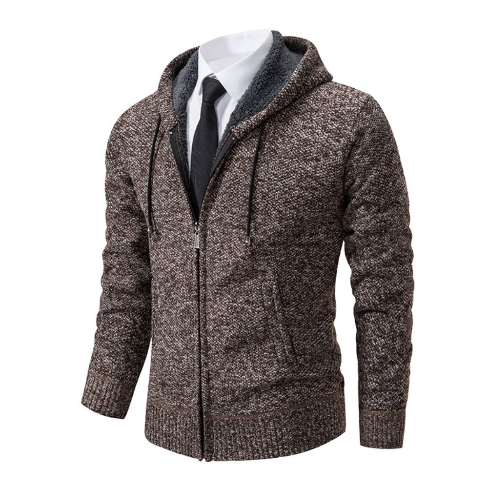 Herren-Thermopullover aus Fleece, warm und bequem, ideal für kalte Wintertage
