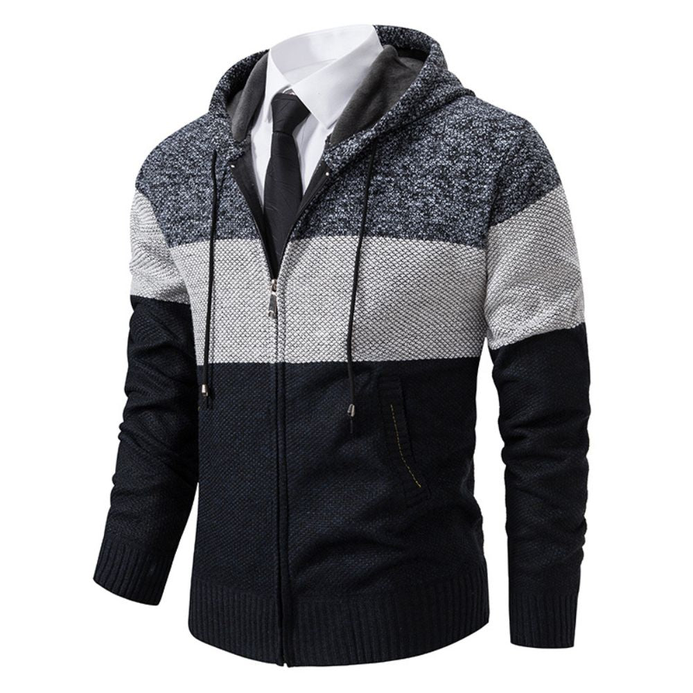 Herren-Thermopullover aus Fleece, warm und bequem, ideal für kalte Wintertage