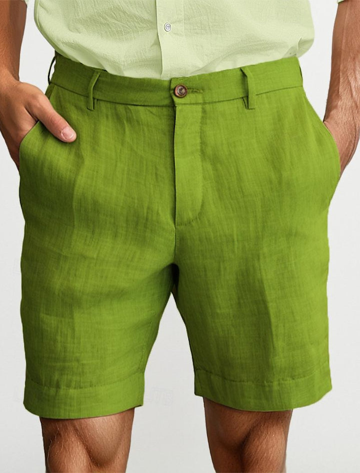 Trendige Leinen-Shorts für den Sommer, ideal für heiße Tage und entspannte Freizeitaktivitäten