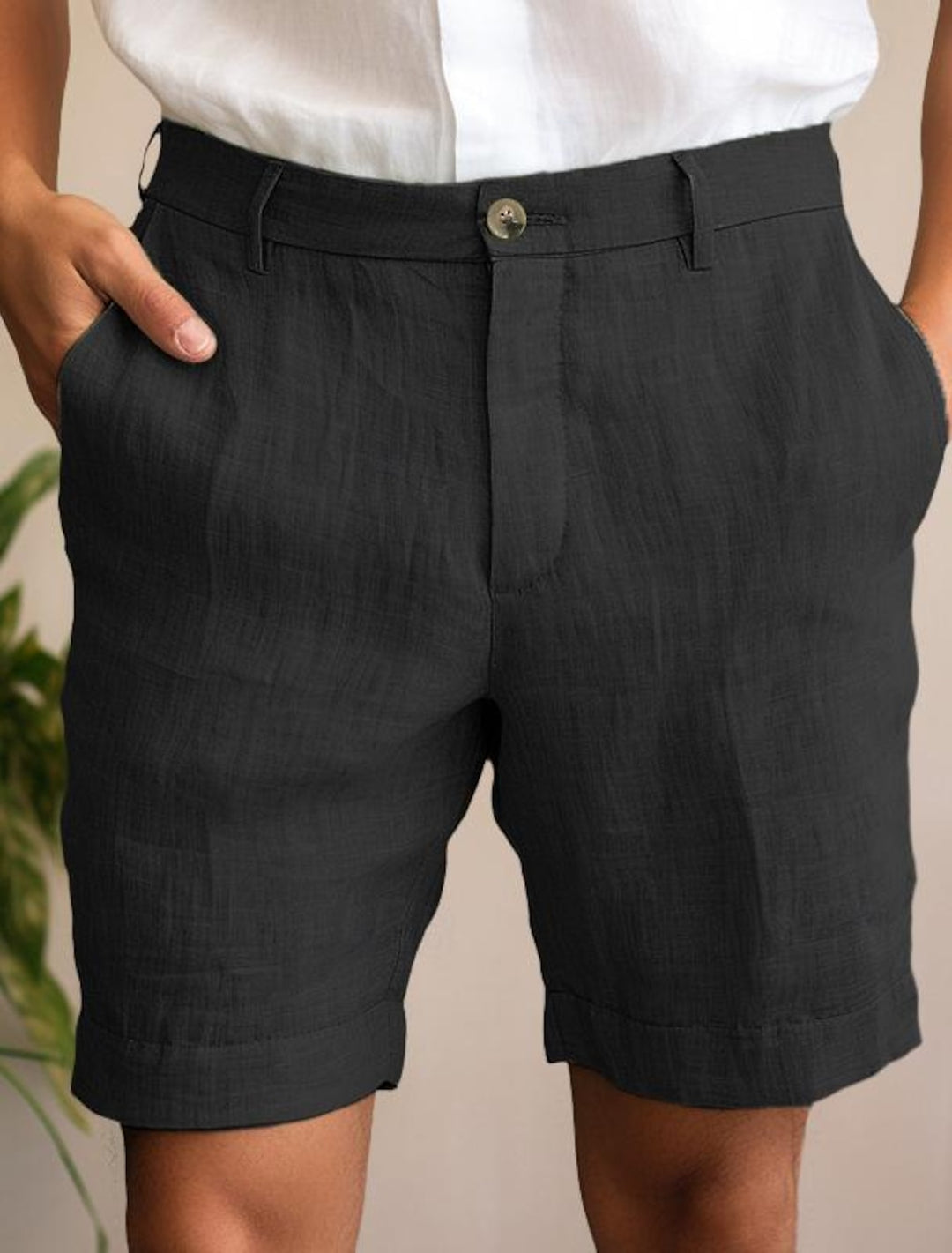 Trendige Leinen-Shorts für den Sommer, ideal für heiße Tage und entspannte Freizeitaktivitäten