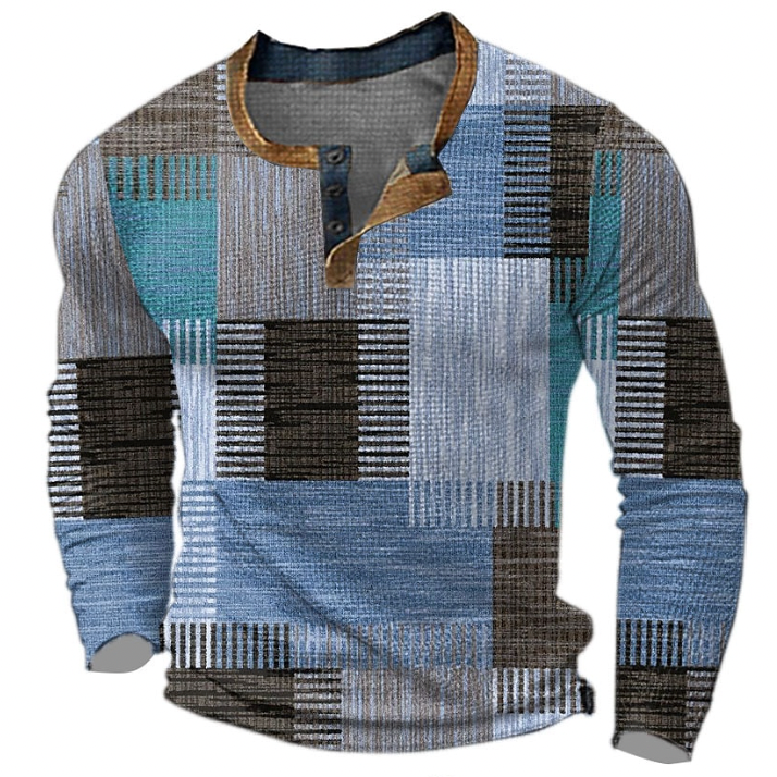 Stilvoller bunter Pullover für Männer, perfekt für kalte Tage, mit auffälligem Design