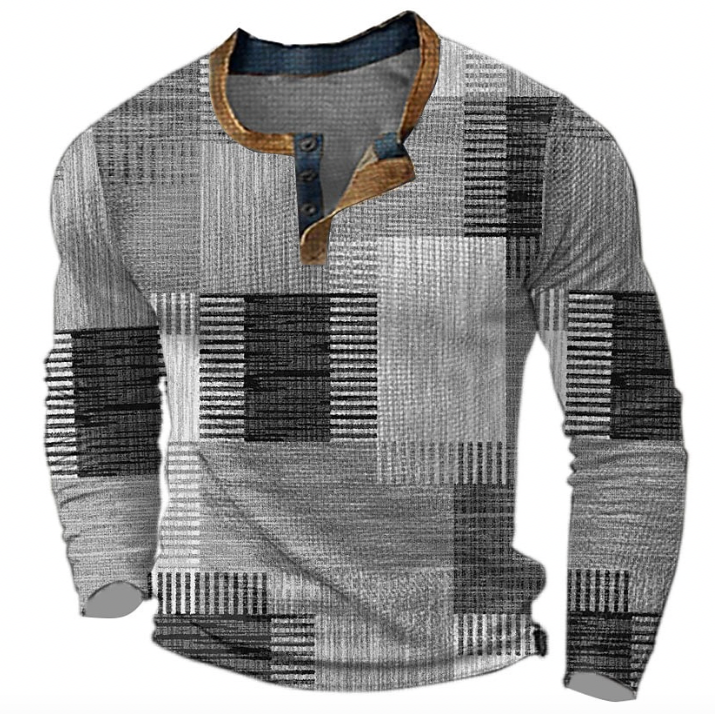 Stilvoller bunter Pullover für Männer, perfekt für kalte Tage, mit auffälligem Design