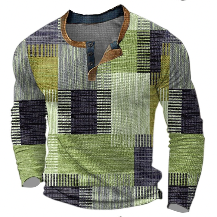 Stilvoller bunter Pullover für Männer, perfekt für kalte Tage, mit auffälligem Design