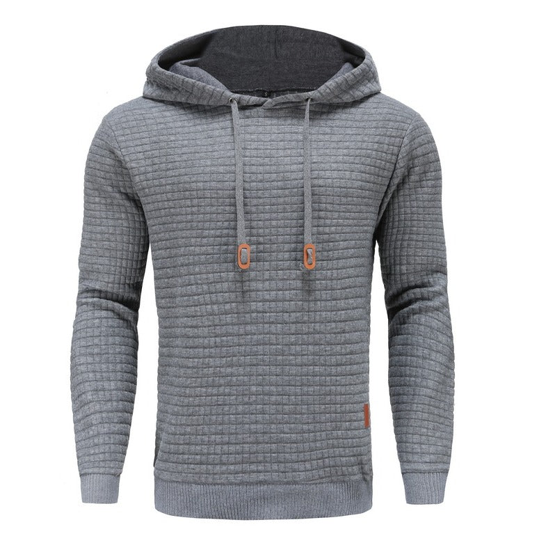 Moderner Herren-Hoodie mit Kapuze und Kängurutasche, ideal für Freizeit und Alltag