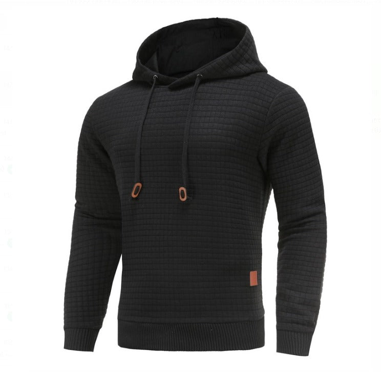 Moderner Herren-Hoodie mit Kapuze und Kängurutasche, ideal für Freizeit und Alltag