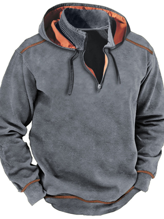 Modischer Kapuzenpullover für Männer, bequem und stilvoll, ideal für Freizeit und sportliche Outfits