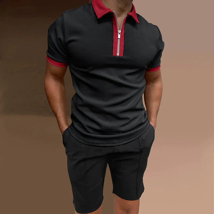 Trendiges 2-teiliges Shirt-Set für Herren – perfekter Sommer-Style mit Komfort.