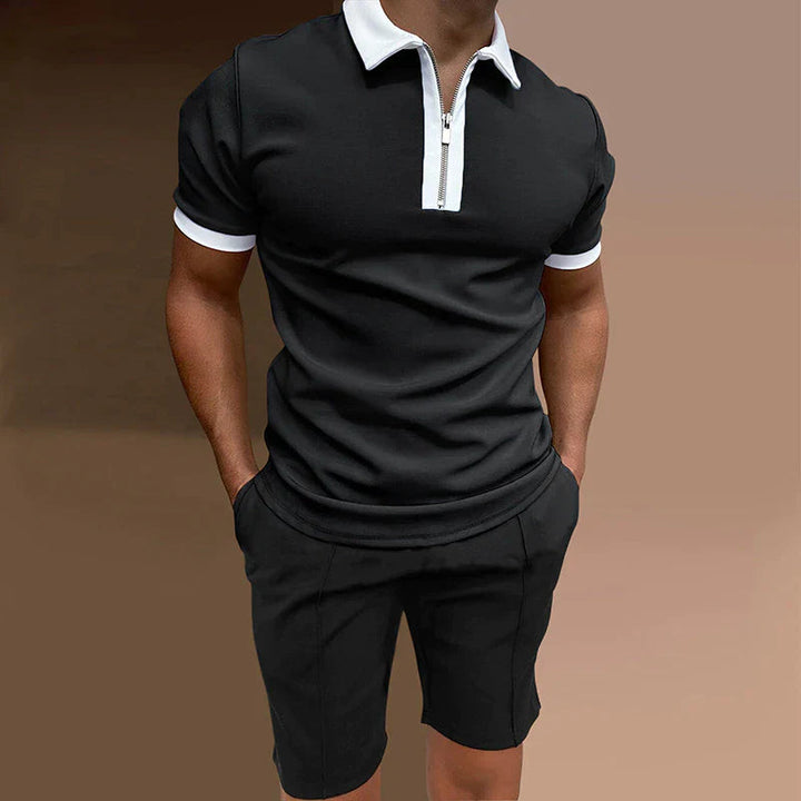 Trendiges 2-teiliges Shirt-Set für Herren – perfekter Sommer-Style mit Komfort.