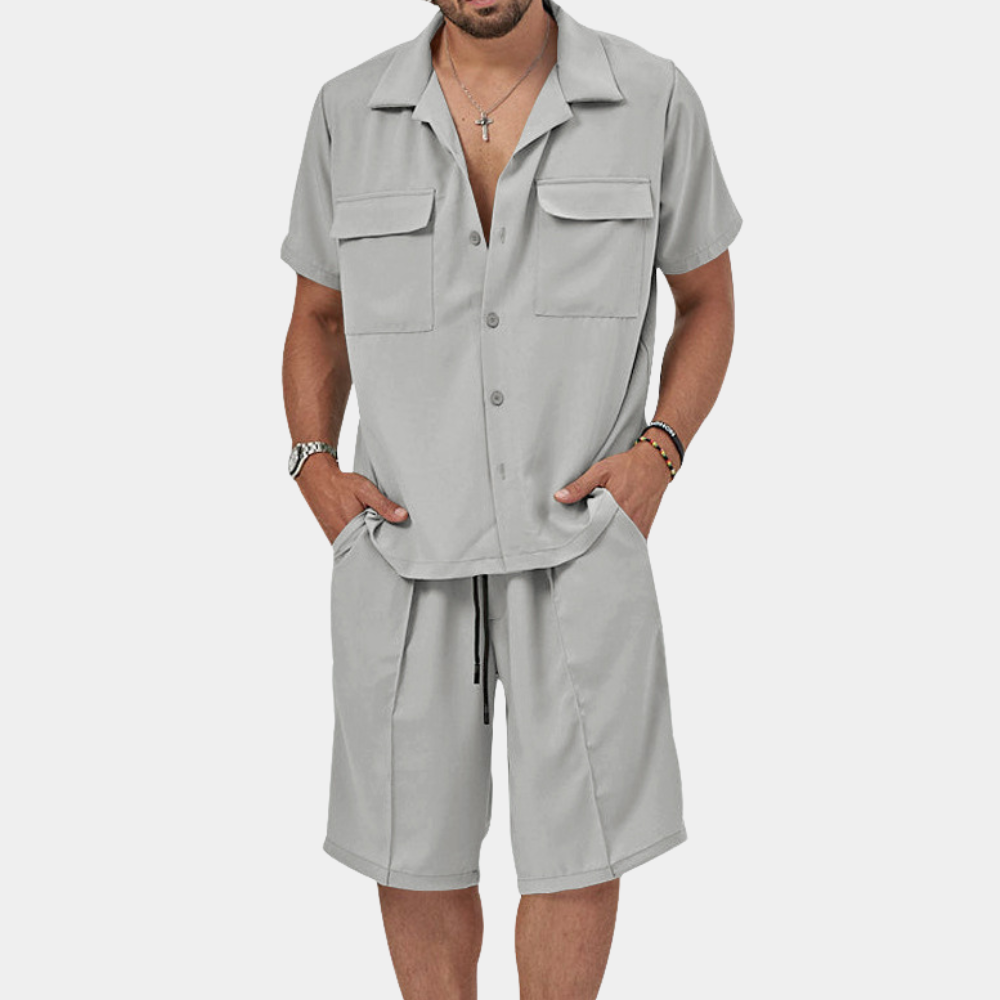Trendiges Sommer-Set für Herren mit Polo & Shorts – stilvoll und bequem