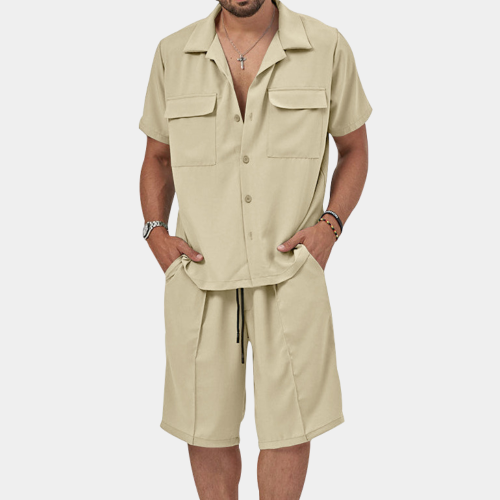 Trendiges Sommer-Set für Herren mit Polo & Shorts – stilvoll und bequem