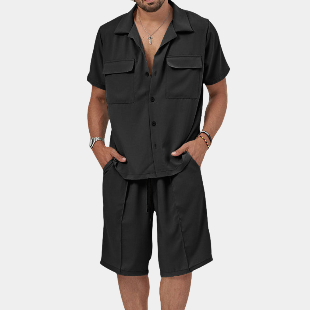 Trendiges Sommer-Set für Herren mit Polo & Shorts – stilvoll und bequem