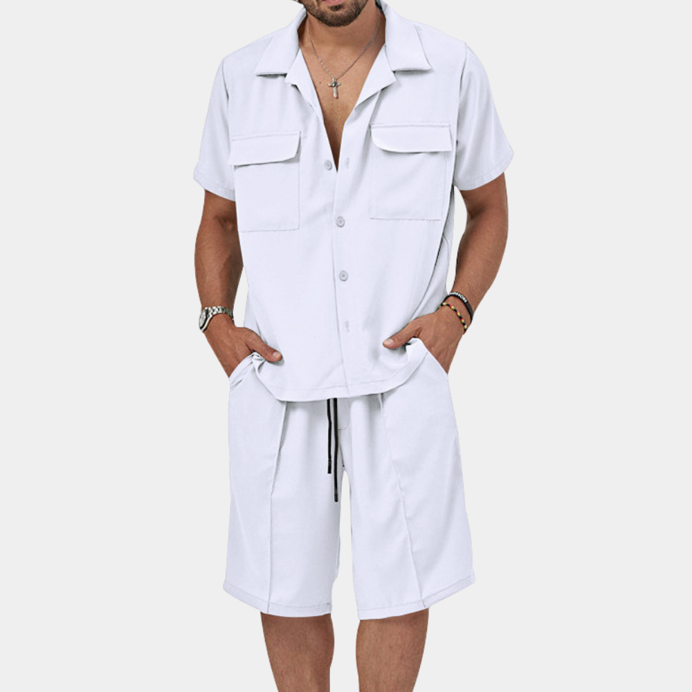 Trendiges Sommer-Set für Herren mit Polo & Shorts – stilvoll und bequem
