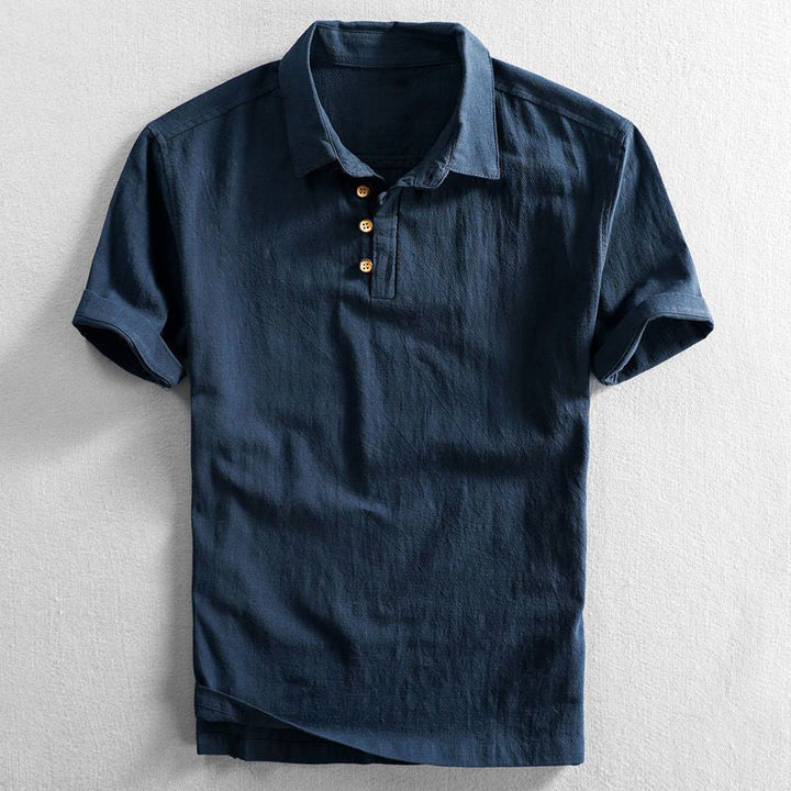 Trendiges Sommerhemd aus Leinen für Männer, leicht und atmungsaktiv für stilvolle Sommerlooks.