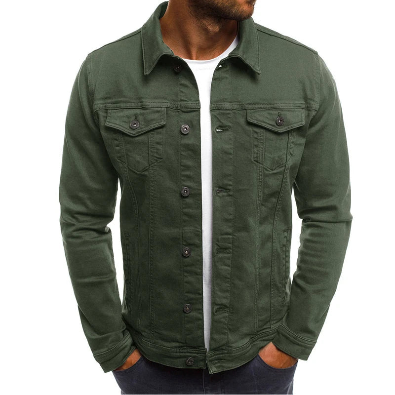 Herren-Freizeitjacke mit leichtem Design, praktischen Taschen und komfortablem Schnitt