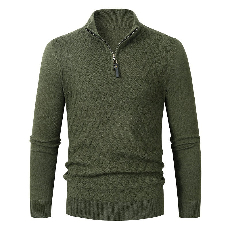 Vielseitiger warmer Pullover für Männer, ideal für Herbst- und Wintertage