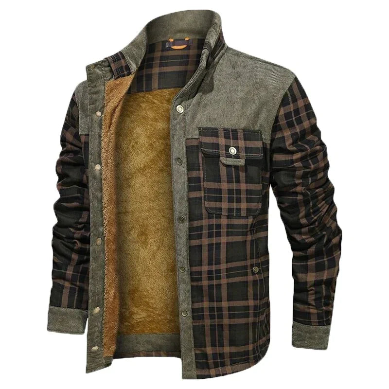 Legere Winterjacke für Herren, sorgt für Wärme und Komfort bei kaltem Wetter