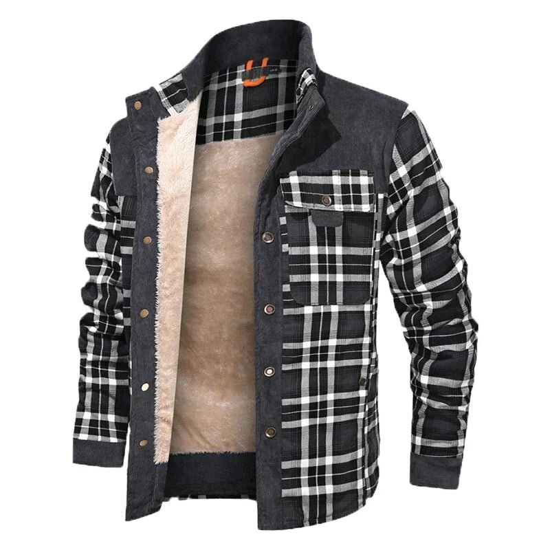 Legere Winterjacke für Herren, sorgt für Wärme und Komfort bei kaltem Wetter