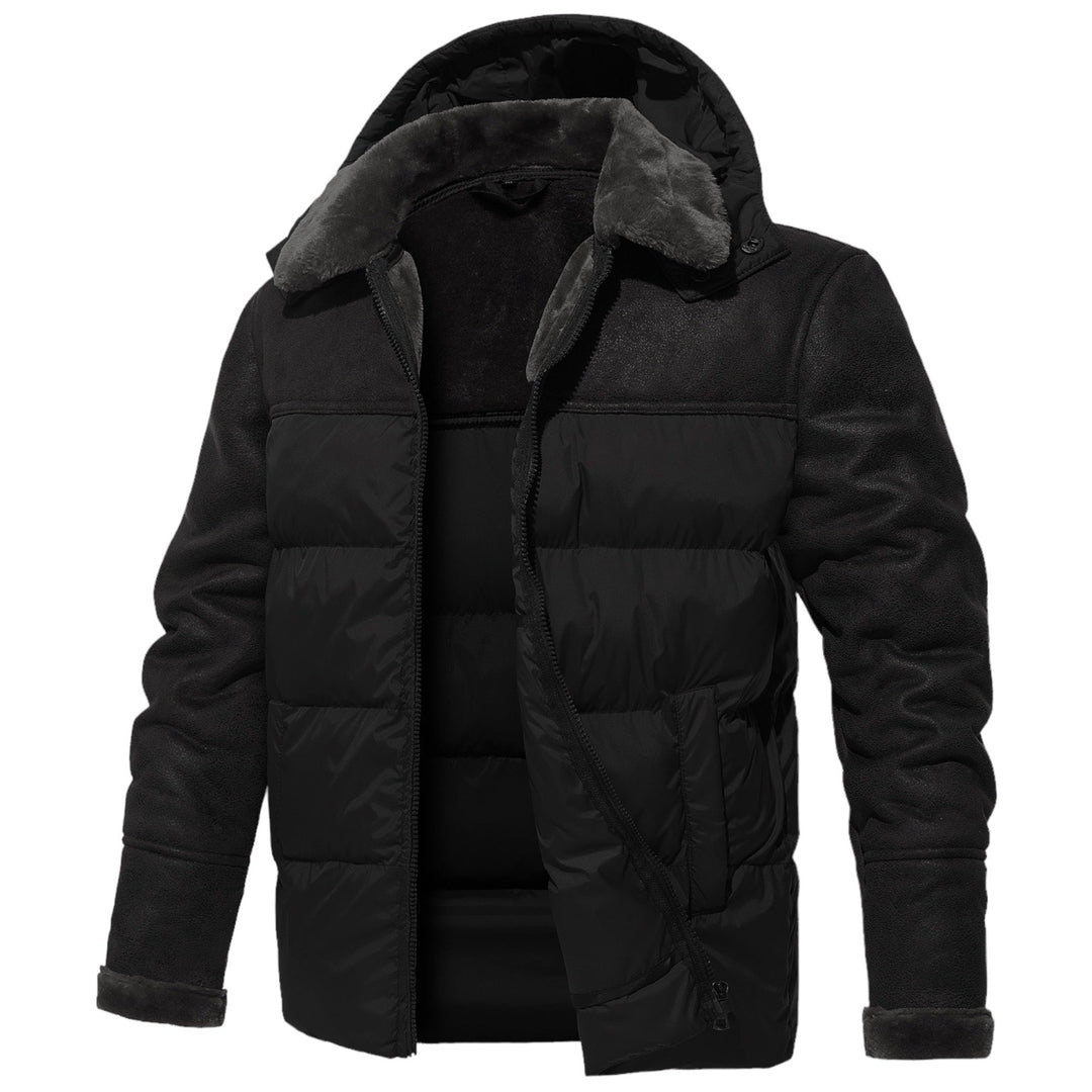 Herren-Pufferjacke mit gesteppter Optik, ideal für kalte Wintertage