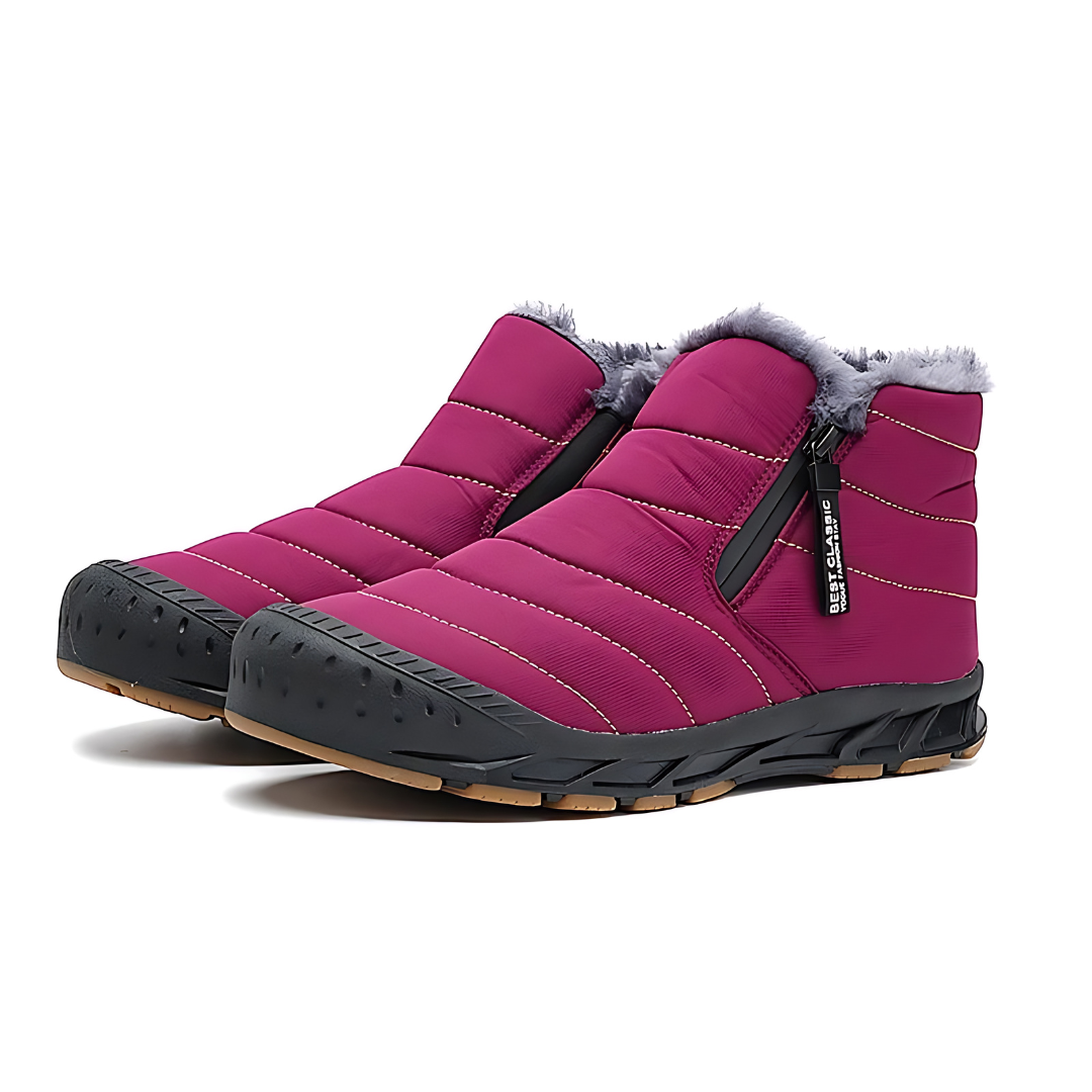 Robuste, wetterfeste Herren-Winterstiefel mit isolierendem Innenfutter und griffiger Sohle