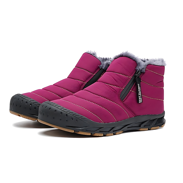 Robuste, wetterfeste Herren-Winterstiefel mit isolierendem Innenfutter und griffiger Sohle