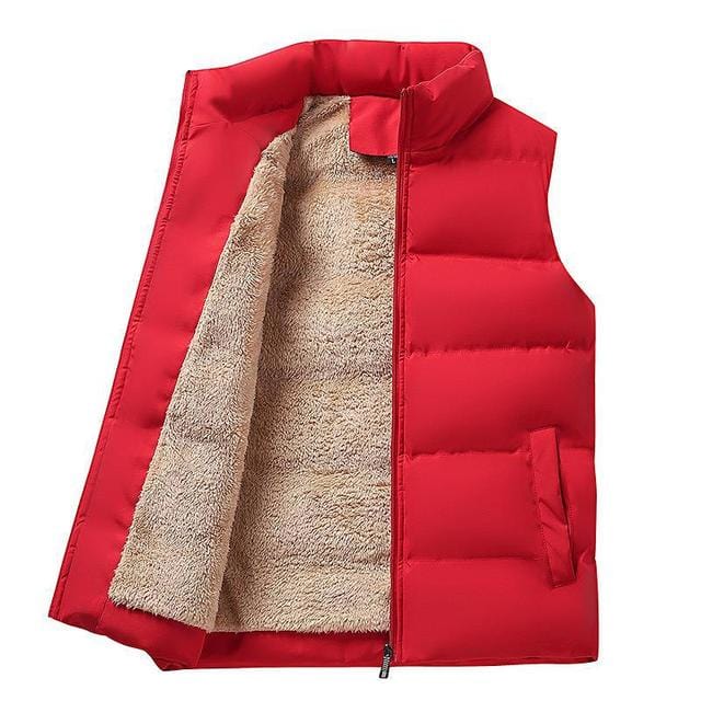 Warme und stilvolle ärmellose Daunenjacke für Männer, ideal für kalte Herbst- und Wintertage