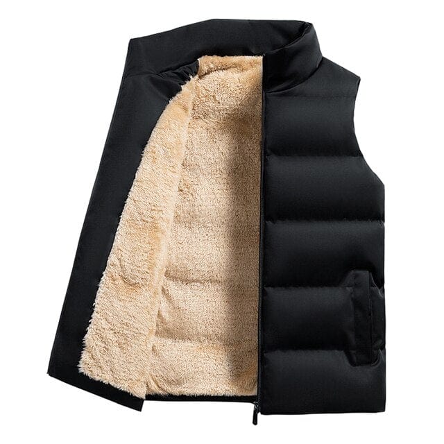 Warme und stilvolle ärmellose Daunenjacke für Männer, ideal für kalte Herbst- und Wintertage