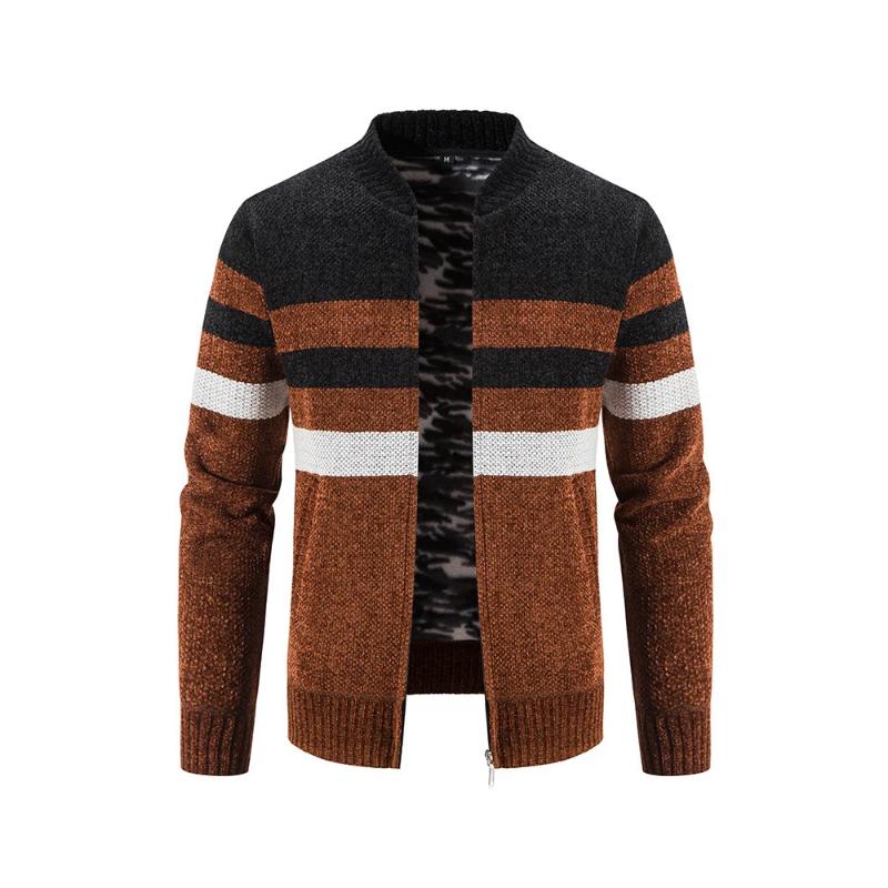 Warme Strickjacke für Männer, ideal für Herbst- und Wintertage, stilvoll und gemütlich