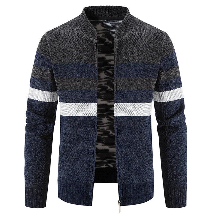 Warme Strickjacke für Männer, ideal für Herbst- und Wintertage, stilvoll und gemütlich