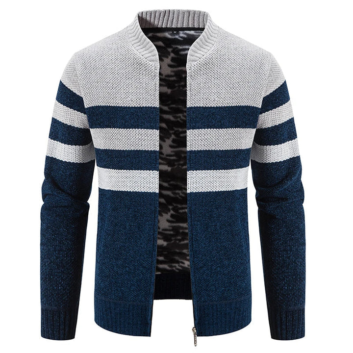 Warme Strickjacke für Männer, ideal für Herbst- und Wintertage, stilvoll und gemütlich