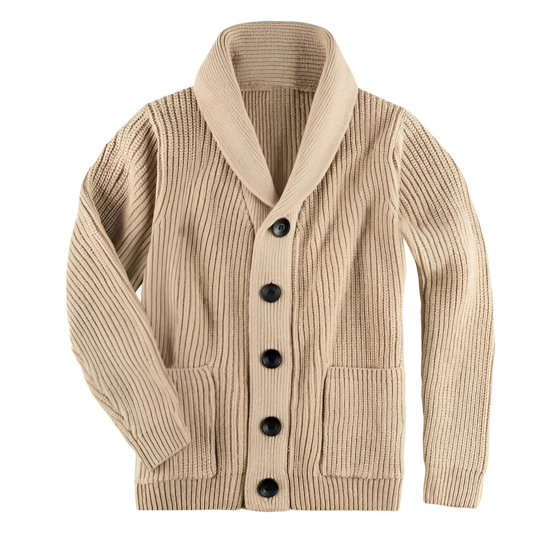 Warme Strickjacke für den Winter, gemütlich und stilvoll für kalte Herbst- und Wintertage.