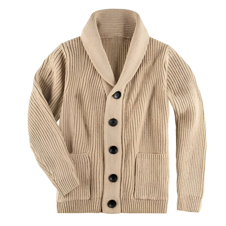 Warme Strickjacke für den Winter, gemütlich und stilvoll für kalte Herbst- und Wintertage.