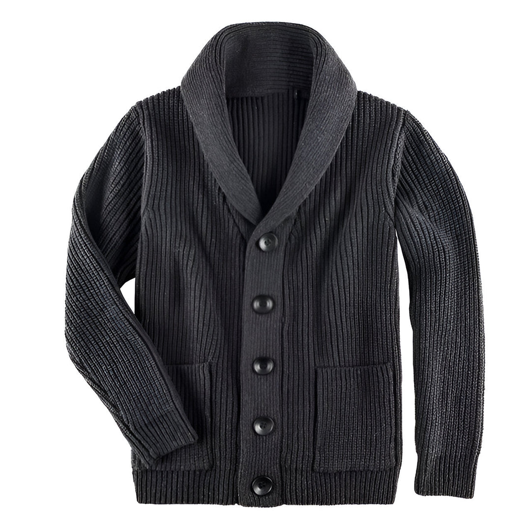 Warme Strickjacke für den Winter, gemütlich und stilvoll für kalte Herbst- und Wintertage.