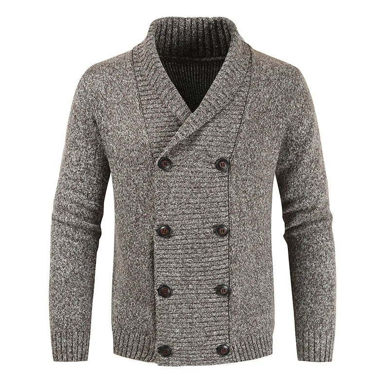 Warme trendige Strickjacke für Männer, stilvoll und gemütlich für Herbst und Winter