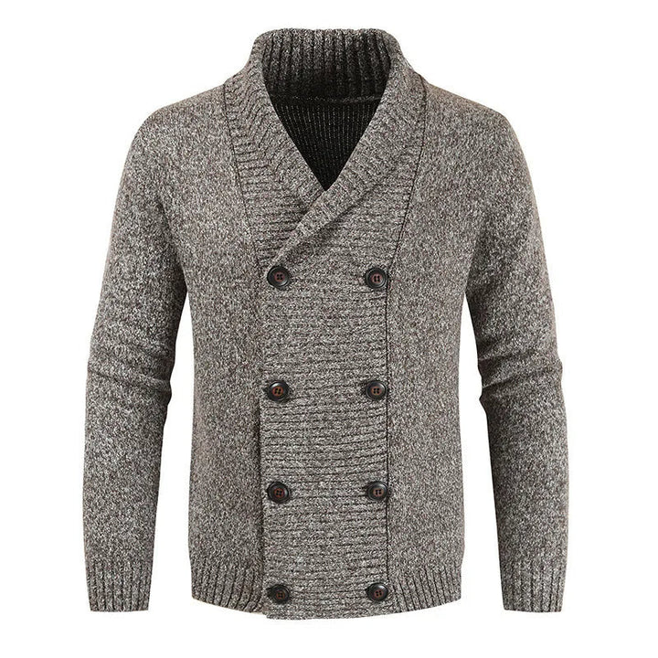 Warme trendige Strickjacke für Männer, stilvoll und gemütlich für Herbst und Winter