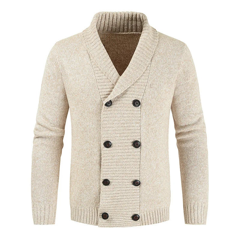 Warme trendige Strickjacke für Männer, stilvoll und gemütlich für Herbst und Winter