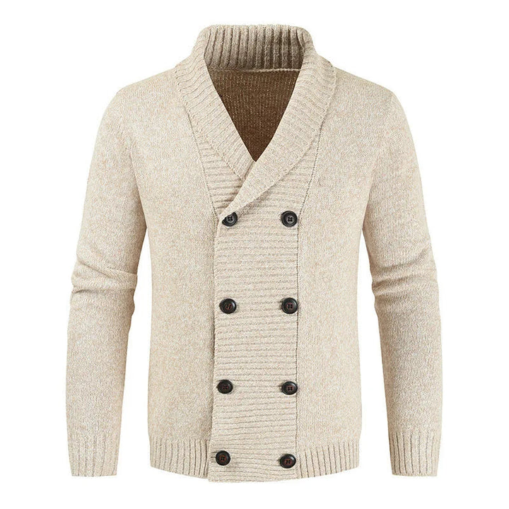 Warme trendige Strickjacke für Männer, stilvoll und gemütlich für Herbst und Winter