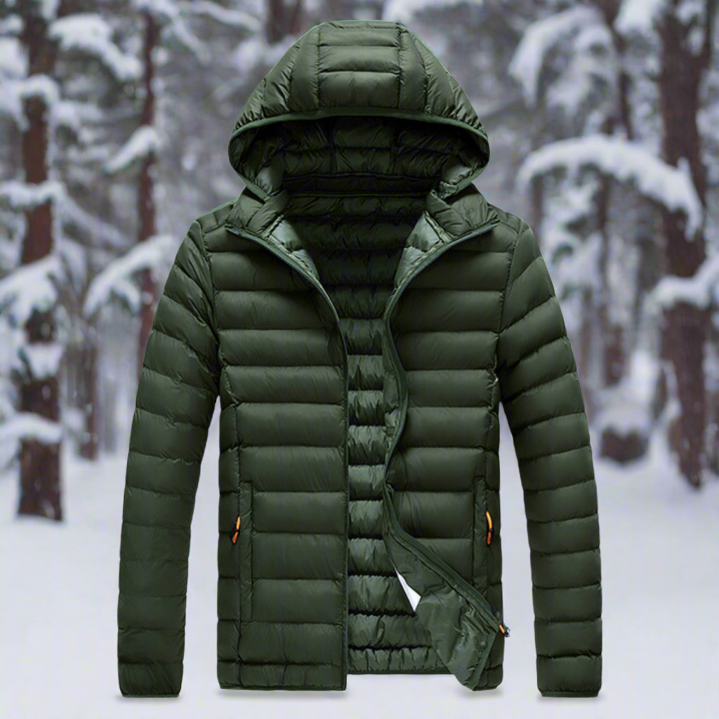 Wasserdichte Winterjacke für Herren, ideal für kaltes und nasses Winterwetter – schützt vor Kälte und Nässe.