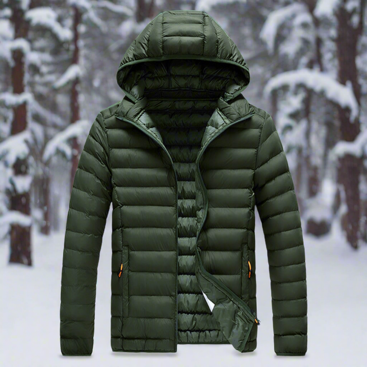 Wasserdichte Winterjacke für Herren, ideal für kaltes und nasses Winterwetter – schützt vor Kälte und Nässe.