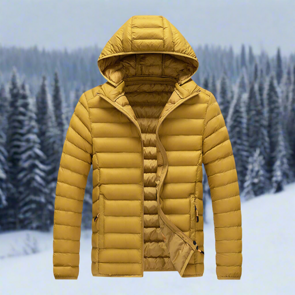 Wasserdichte Winterjacke für Herren, ideal für kaltes und nasses Winterwetter – schützt vor Kälte und Nässe.