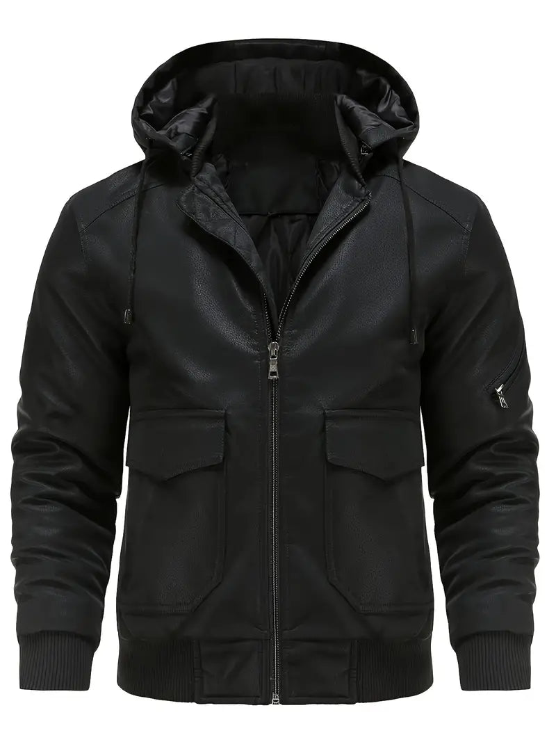 Warme Herren-Winterjacke mit funktionalem Design und stilvollen Details für kalte Tage