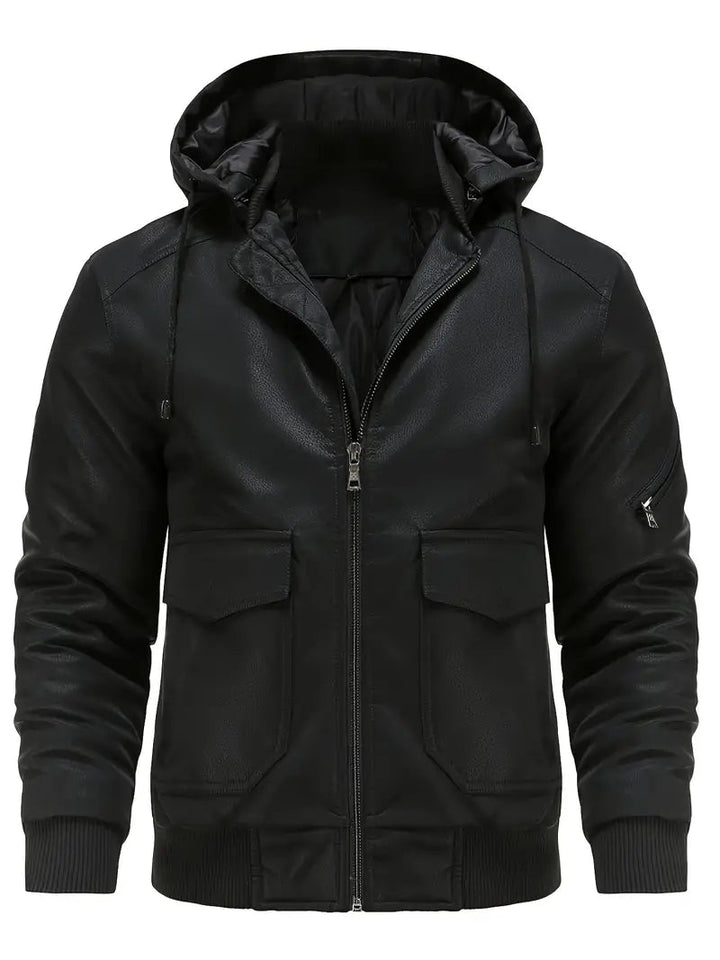 Warme Herren-Winterjacke mit funktionalem Design und stilvollen Details für kalte Tage