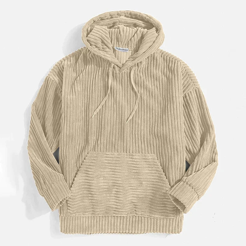 Warmer Kapuzenpullover aus Samt für Männer, stilvoll und komfortabel für kalte Tage