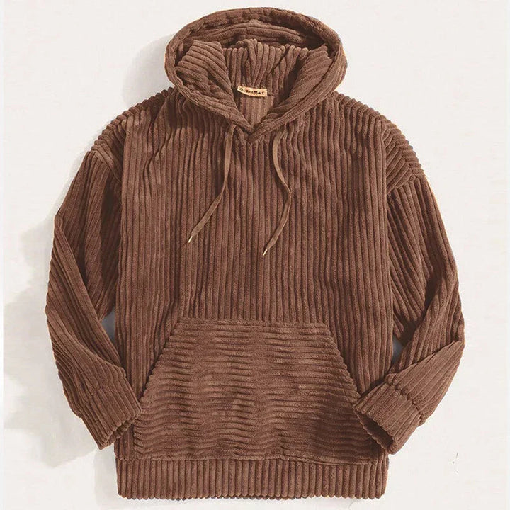 Warmer Kapuzenpullover aus Samt für Männer, stilvoll und komfortabel für kalte Tage