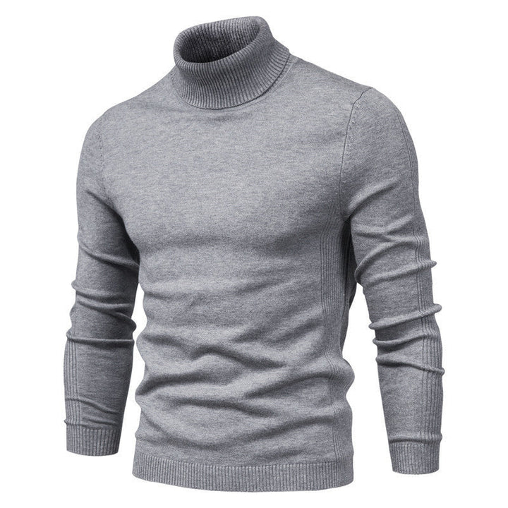 Warmer Rollkragenpullover für Männer, perfekt für kalte Herbst- und Wintertage
