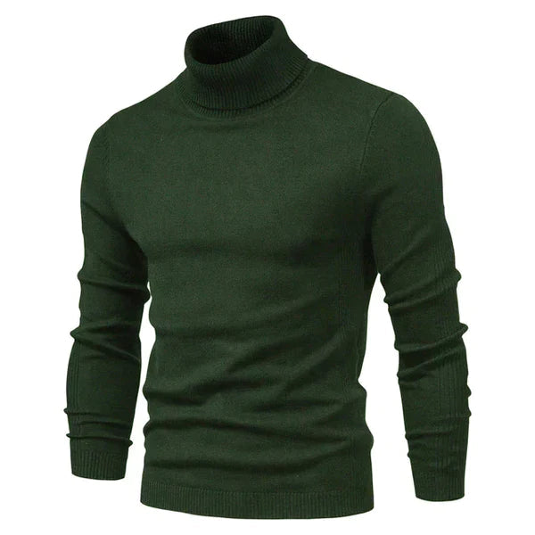 Warmer Rollkragenpullover für Männer, perfekt für kalte Herbst- und Wintertage
